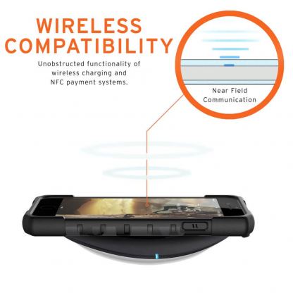 Urban Armor Gear Pathfinder - удароустойчив хибриден кейс за iPhone SE (2020), iPhone 8, iPhone 7 (черен-камуфлаж) 7
