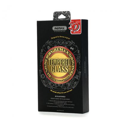 Стъклен протектор за целия дисплей, Remax Ceaser, за iPhone 6/6S, 0.3 mm, Черен - 52215 3