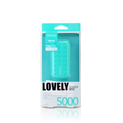 Преносима батерия, Remax Lovely, 5000mAh, Бял - 87024 2