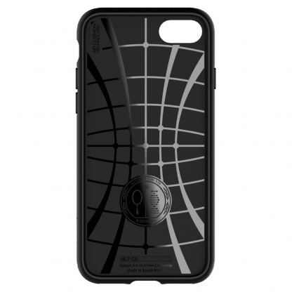Spigen Core Armor - силиконов (TPU) калъф с висока степен на защита за iPhone SE (2020), iPhone 8, iPhone 7 (черен) 3