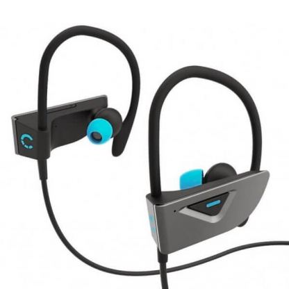 Cygnett FreeRun Bluetooth Wireless Earphones - безжични спортни блутут слушалки за мобилни устройства (черен-син) 4