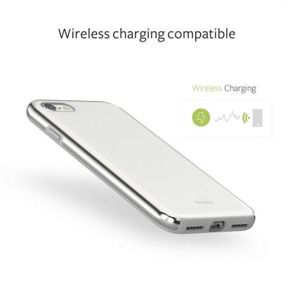 Moshi iGlaze Case - хибриден удароустойчив кейс за iPhone SE (2020), iPhone 8, iPhone 7 (бял) 3