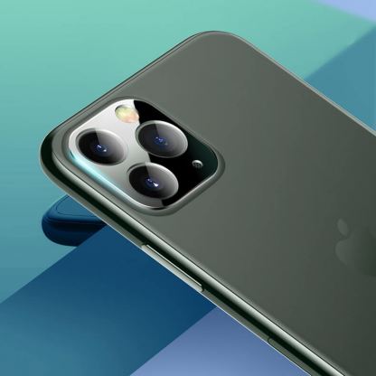 USAMS Camera Lens Glass - предпазни стъклени лещи за камерата на iPhone 11 Pro Max (черен) 3