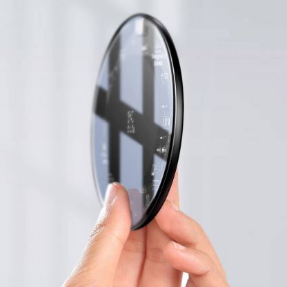 Baseus Simple Wireless Charger (WXJK-BA02) - поставка (пад) за безжично зареждане с технология за бързо зареждане за Qi съвместими устройства (черен) 11