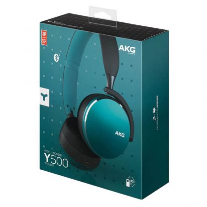 Samsung AKG Y500 Wireless Bluetooth Over-Ear - безжични слушалки за смартфони и мобилни устройства (зелен) 2