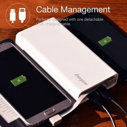 Energizer Power Packs Ultimate Premium 20000 mAh -  външна батерия с технологии за бързо зареждане (бял) 7