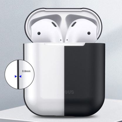 Baseus Super Thin Silica Gel Case - силиконов калъф за Apple Airpods & Apple Airpods 2 (черен) 8