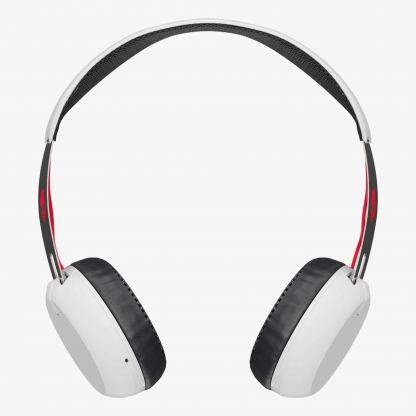 Skullcandy Grind Wireless Headphones - дизайнерски слушалки с микрофон за смартфони (бял) 3