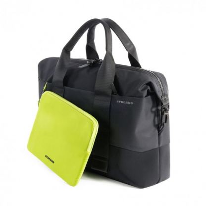 Tucano Modo Bag - чанта за MacBook Pro 15, Retina 15 и преносими компютри до 15 инча с дръжки плюс/без презрамка в черен цвят 6