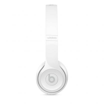 Beats Solo 3 Wireless On-Ear Headphones - професионални безжични слушалки с микрофон и управление на звука за iPhone, iPod и iPad (бял-лъскав) 3