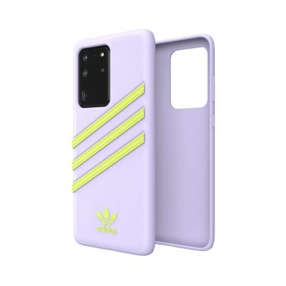 Adidas Originals Moulded Case - кожен кейс за Samsung Galaxy S20 Ultra (лилав) 5