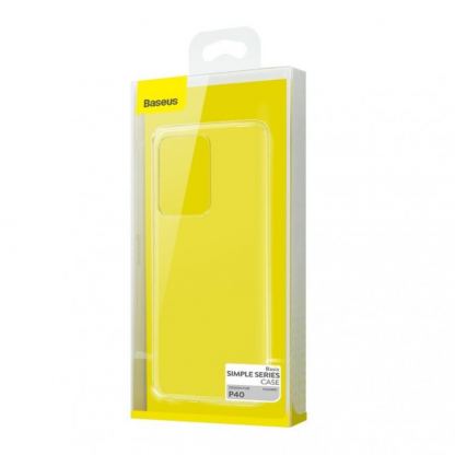 Baseus Simple Case - силиконов (TPU) калъф за Huawei P40 Pro (прозрачен) 4
