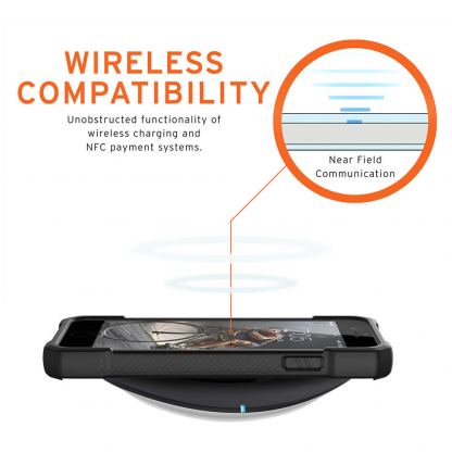 Urban Armor Gear Monarch - удароустойчив хибриден кейс за iPhone SE (2020), iPhone 8, iPhone 7 (червен) 6