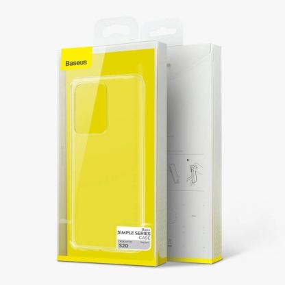 Baseus Simple Case - силиконов (TPU) калъф за Samsung Galaxy S20 Ultra (прозрачен) 7