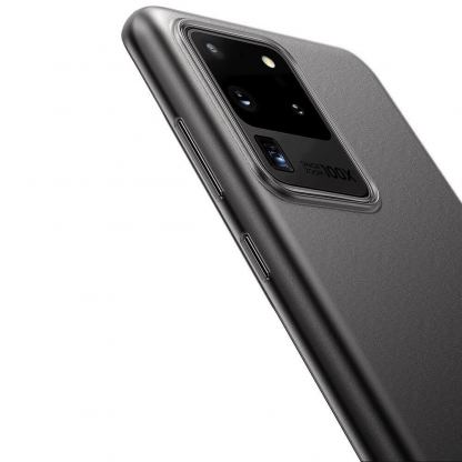 Baseus Wing case - тънък полипропиленов кейс (0.45 mm) за Samsung Galaxy S20 Ultra (сив) 2