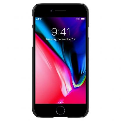 Spigen Thin Fit Case - качествен тънък матиран кейс за iPhone SE (2020), iPhone 8, iPhone 7 (черен) 4