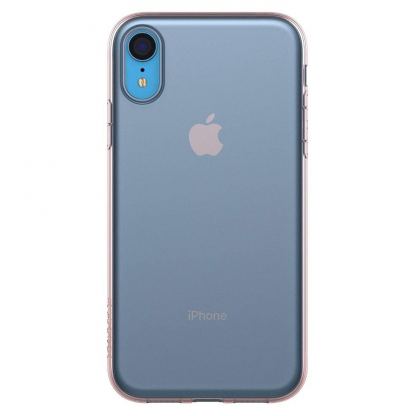 Incase Protective Clear Cover - удароустойчив силиконов (TPU) калъф за iPhone XR (розово злато) 2