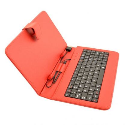 Клавиатура калъф за таблет 7“, USB, червена 3