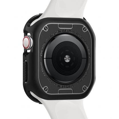 Spigen Rugged Armor Case - удароустойчив TPU кейс за Apple Watch 40mm. (черен) 4