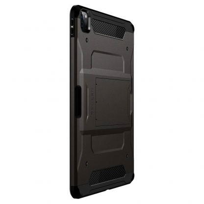 Spigen Tough Armor Pro Case - хибриден кейс с най-висока степен на защита за iPad Pro 12.9 (2020) (тъмнозелен) 8