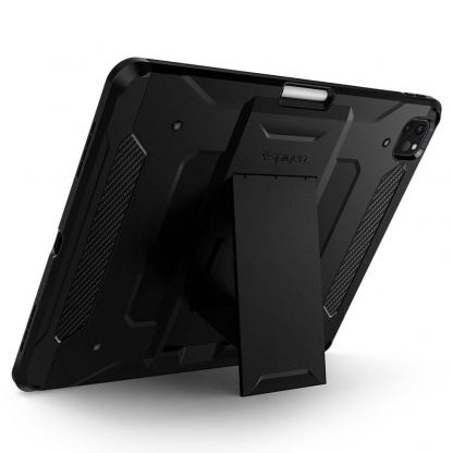 Spigen Tough Armor Pro Case - хибриден кейс с най-висока степен на защита за iPad Pro 12.9 (2020) (черен) 2