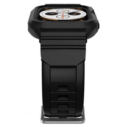 Spigen Rugged Armor Case Pro - удароустойчив TPU кейс за Apple Watch 44mm. (черен) 8