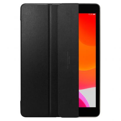 Spigen Case Smart Fold - кожен кейс и поставка за iPad 7 (2019) (черен) 6