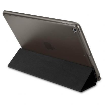 Spigen Case Smart Fold - кожен кейс и поставка за iPad 7 (2019) (черен) 9
