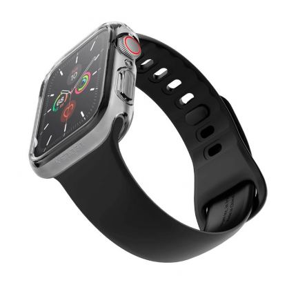Spigen Ultra Hybrid Case - хибриден кейс с висока степен на защита за Apple Watch 44mm (прозрачен) 9
