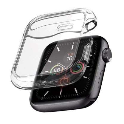 Spigen Ultra Hybrid Case - хибриден кейс с висока степен на защита за Apple Watch 44mm (прозрачен) 10
