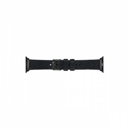 Artwizz WatchBand Leather - кожена (естествена кожа) каишка за Apple Watch 38мм, 40мм (черен) 2