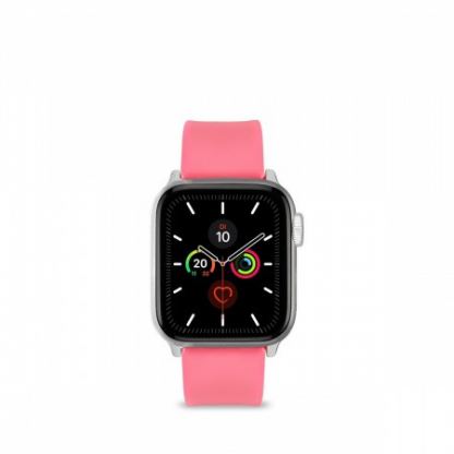 Artwizz WatchBand Silicone - силиконова каишка за Apple Watch 38мм, 40мм (розов) 3