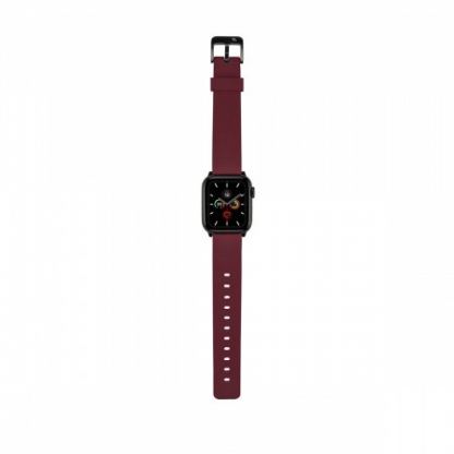 Artwizz WatchBand Silicone - силиконова каишка за Apple Watch 38мм, 40мм (тъмночервен) 5