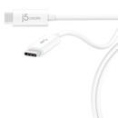 J5Create Superspeed+ USB 3.1 Data Cable USB-C към USB-C - супербърз USB 3.1 кабел (70 см.) за MacBook и компютри с USB-C порт 2