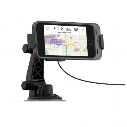 Mophie Car Dock Charger - универсални поставка за кола, зярядно и MicroUSB кабел (черен) 3