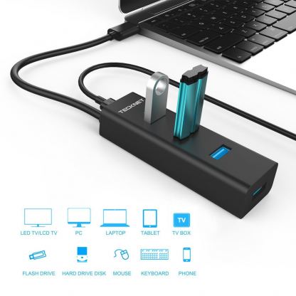 TeckNet HU04 USB 3.0 HUB - USB хъб с 4 USB 3.0 порта 5