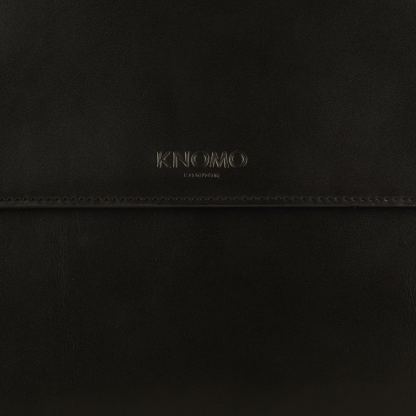 Knomo Soho Knomad Mini Portable Organiser - луксозен кожен калъф (естествена кожа) и органайзер за таблети до 8 инча (черен) 3