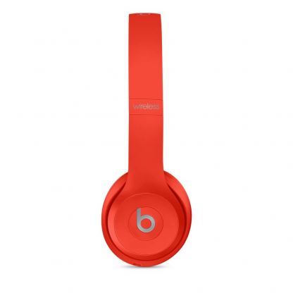 Beats Solo 3 Wireless On-Ear Headphones - професионални безжични слушалки с микрофон и управление на звука за iPhone, iPod и iPad (червен) 3