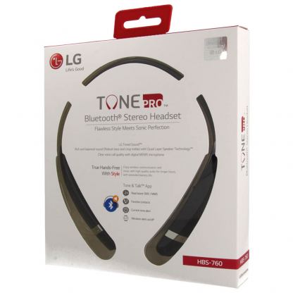 LG BT Headset Tone Pro HBS-760 Stereo - безжични слушалки за смартфони и мобилни устросйтва (черен) 2