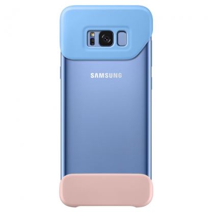 Samsung Protective Cover EF-MG955CLEGWW - оригинален кейс за Samsung Galaxy S8 Plus (син-розов) 2