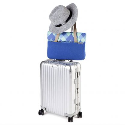 STM Grace Deluxe Laptop Sleeve - дизайнерска чанта с дръжки за MacBook Pro Retina 13 и преносими компютри до 13 инча (светлосин) 5