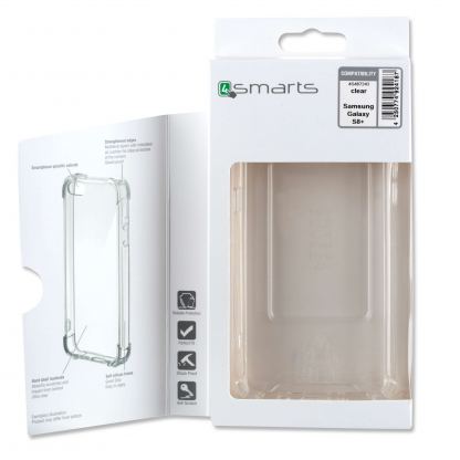 4smarts Hard Cover Ibiza - хибриден кейс за Samsung Galaxy S8 Plus (прозрачен) 3