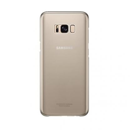 Samsung Clear Cover Case EF-QG955CFEGWW - оригинален TPU кейс за Samsung Galaxy S8 Plus (прозрачен-златист) 3
