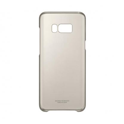 Samsung Clear Cover Case EF-QG955CFEGWW - оригинален TPU кейс за Samsung Galaxy S8 Plus (прозрачен-златист) 5