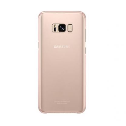Samsung Clear Cover Case EF-QG955CPEGWW - оригинален TPU кейс за Samsung Galaxy S8 Plus (прозрачен-розов) 3