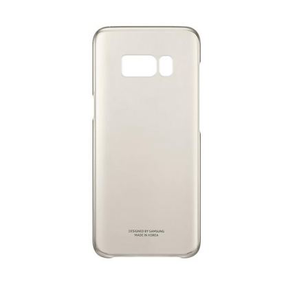 Samsung Clear Cover Case EF-QG950CFEGWW - оригинален TPU кейс за Samsung Galaxy S8 (прозрачен-златист) 4