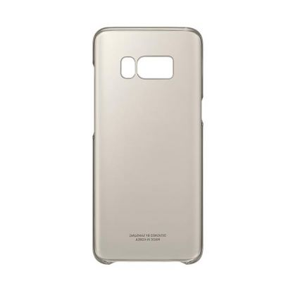 Samsung Clear Cover Case EF-QG950CFEGWW - оригинален TPU кейс за Samsung Galaxy S8 (прозрачен-златист) 5