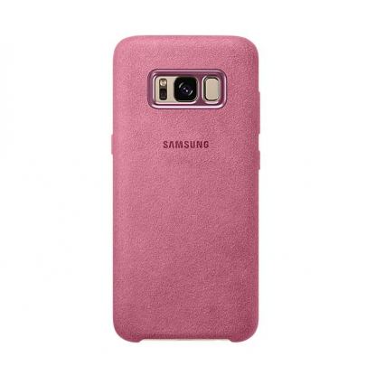 Samsung Alcantara Cover EF-XG950APEGWW - оригинален кейс от алкантара за Samsung Galaxy S8 (розов) 3