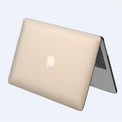 Comma Hard Jacket Cover - тънък (1мм.) предпазен кейс за MacBook Pro Touch Bar 15 (сив-прозрачен) 3