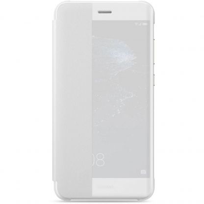 Huawei Smart Cover Window - оригинален кожен калъф за Huawei P10 Lite (бял) 2
